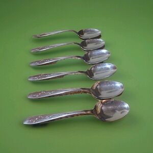 Silco International Mardi Gras Tablespoon Flatware Lot of 6 Tablespoons